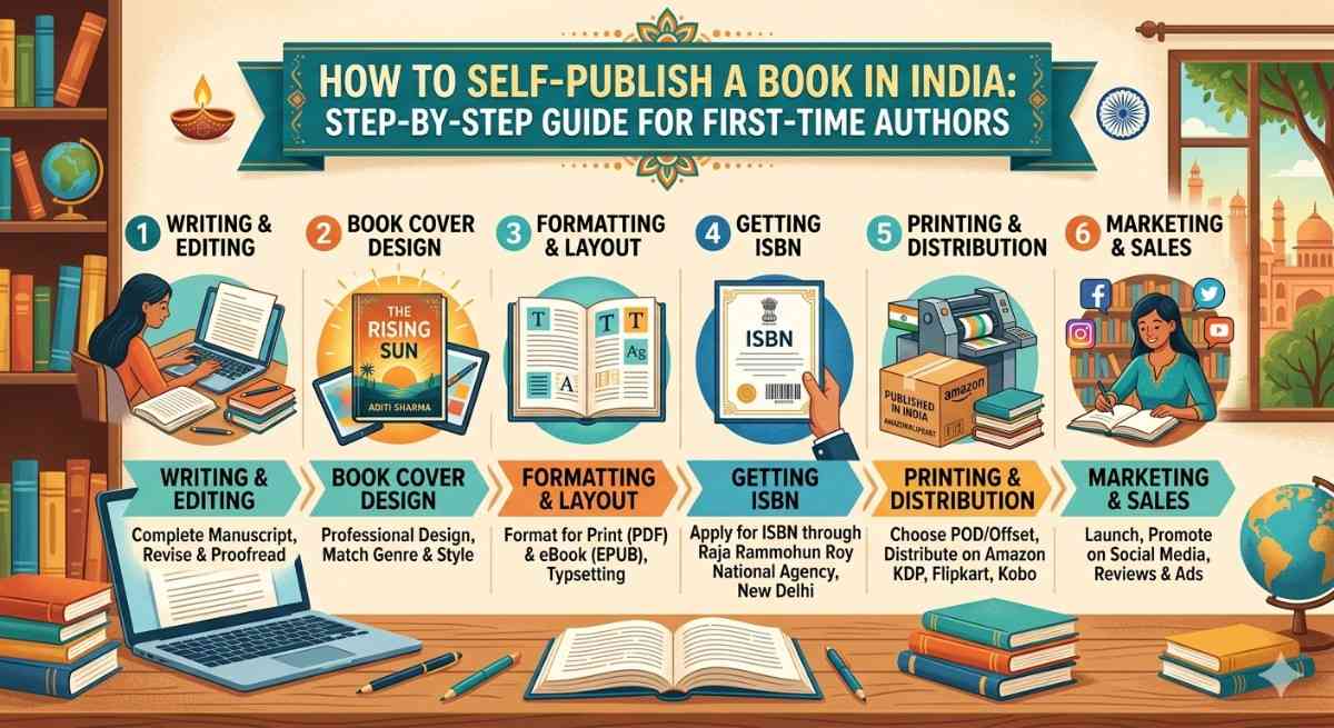 First time author tips India
